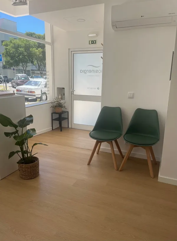 Sala de espera da Fisiosinergia